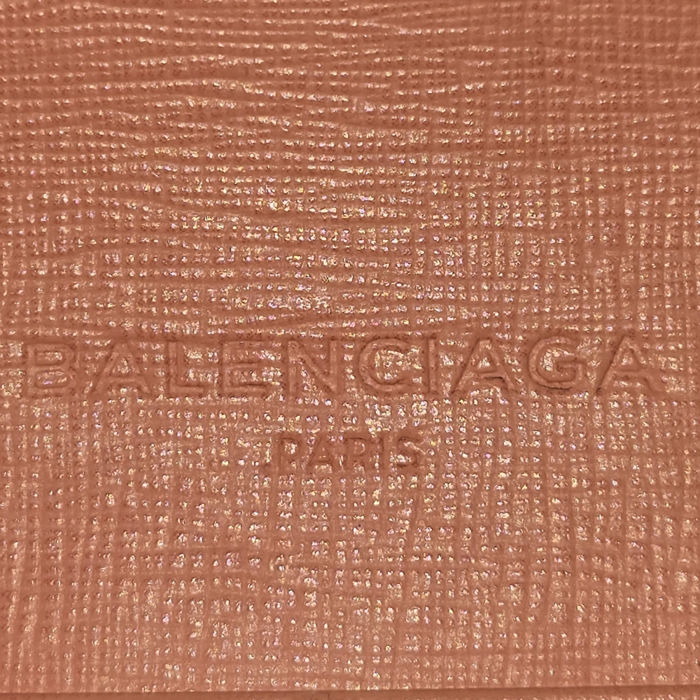 Balenciaga Long Flap Wallet. Coral Pink calfskin Leather. Euc - Picture 5 of 16